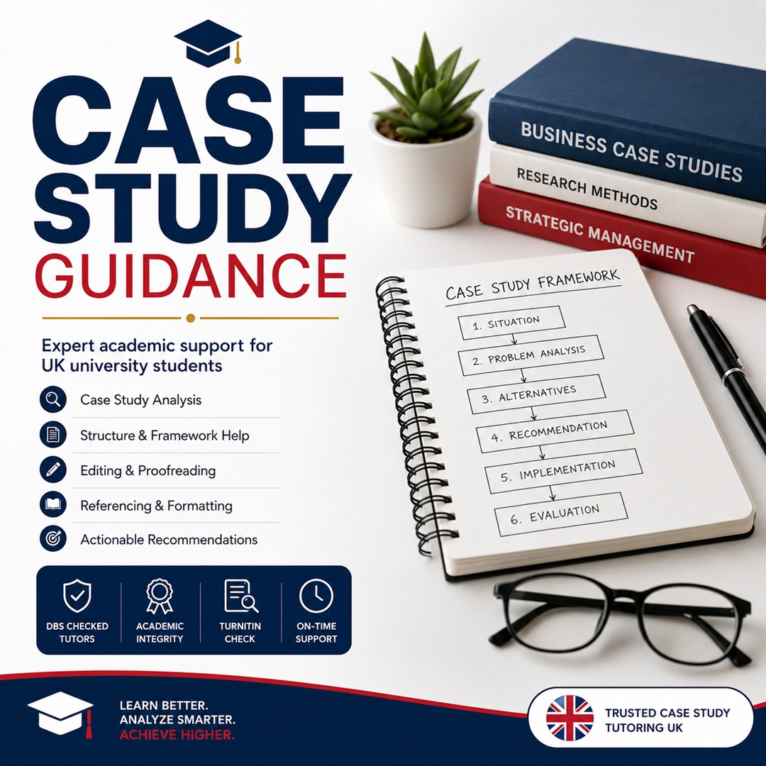 Academic tutoring and coursework guidance for UK university students